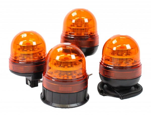 V200 LED Rundumleuchte - Gelb - Fixmontage - ECE R65